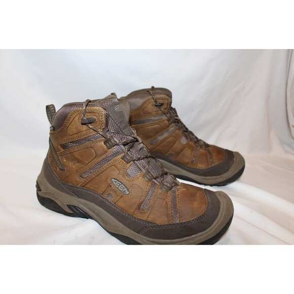 Keen Men's Circadia Mid Waterproof Hiking Boots Bison Black NIB SZ 10 - Picture 3 of 6